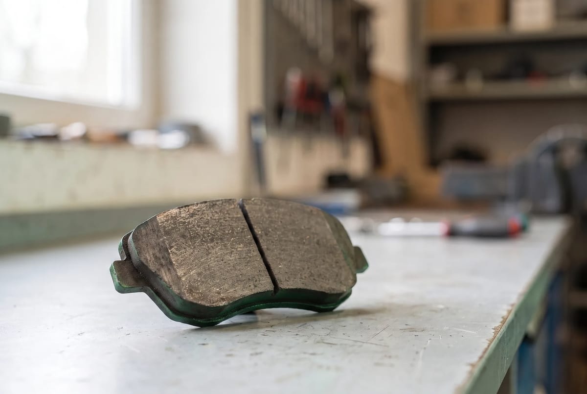 Gebrauchtes Bremsbeläge vom Autoverwerter, geprüft und einbaufertig