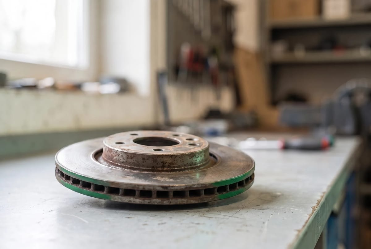Gebrauchtes Bremsscheiben vom Autoverwerter, geprüft und einbaufertig