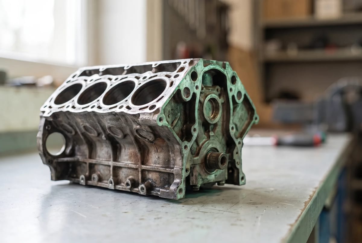 Gebrauchtes Motor vom Autoverwerter, geprüft und einbaufertig