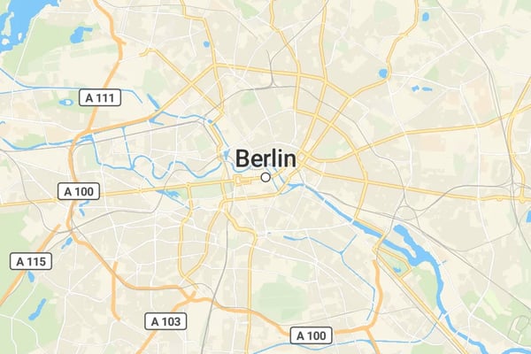 Karte von Berlin