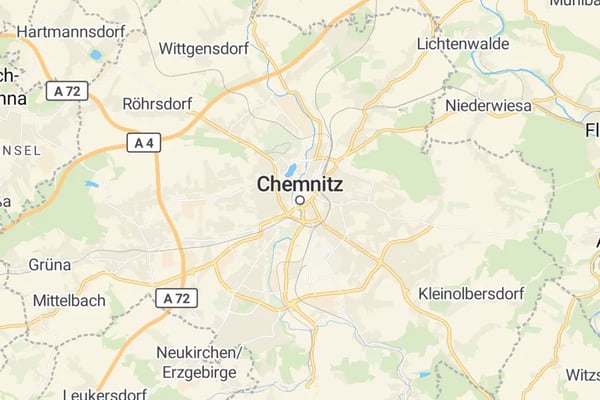 Karte von Chemnitz