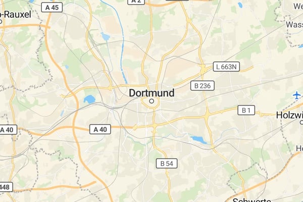 Karte von Dortmund