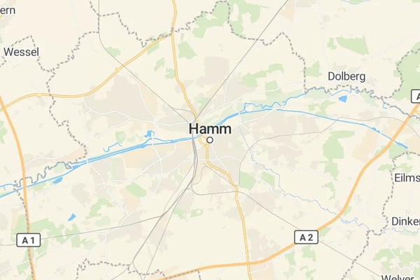 Karte von Hamm