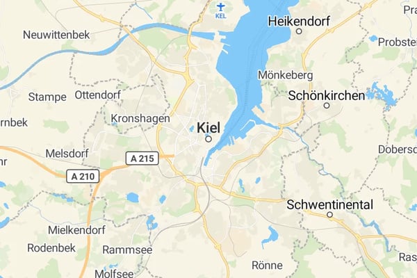 Karte von Kiel