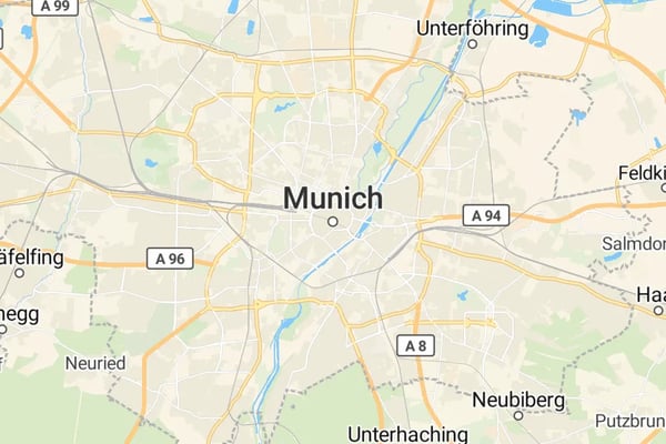 Karte von München