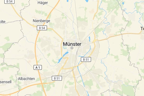 Karte von Münster