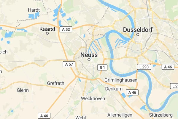 Karte von Neuss