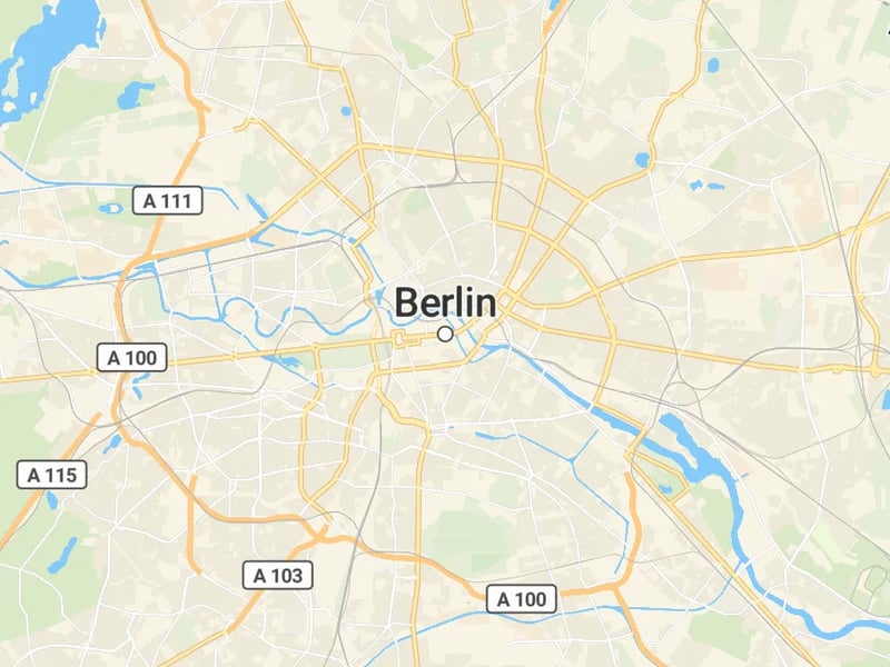 Karte des Einzugsgebiets, Autoverwertung Berlin